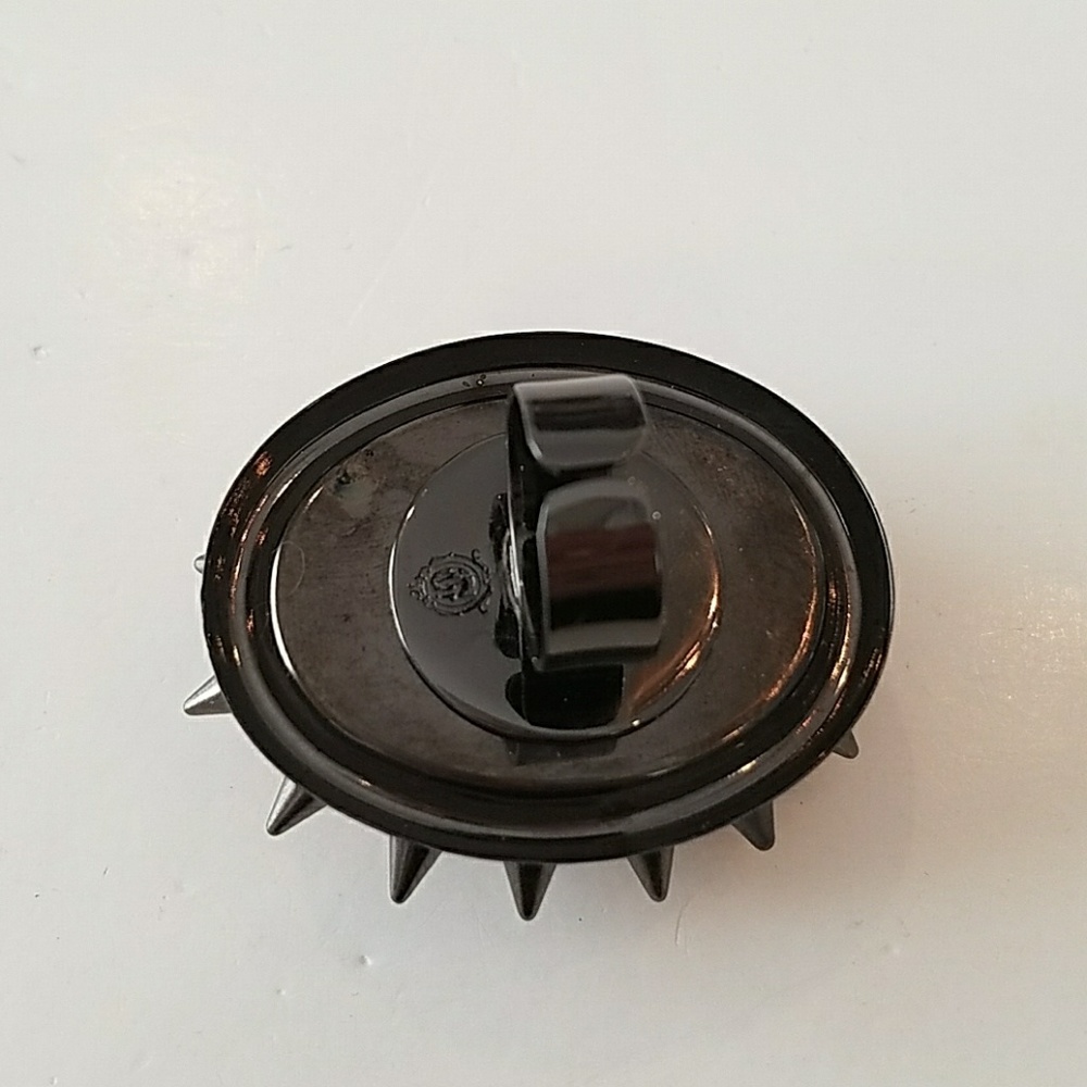 GASOLINE GLAMOUR spile ring hematite drop - Picture 5 of 5